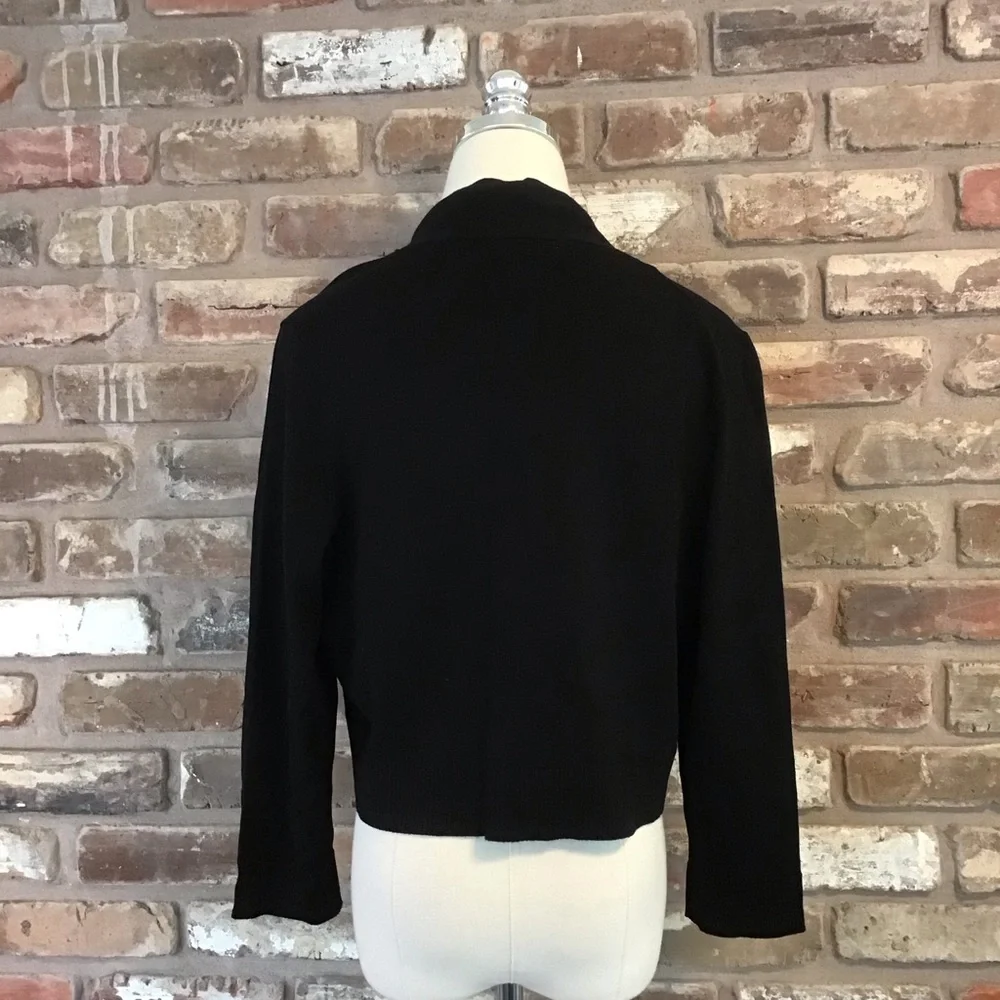CALVIN KLEIN Women's Black Knit Shrug Sweater L